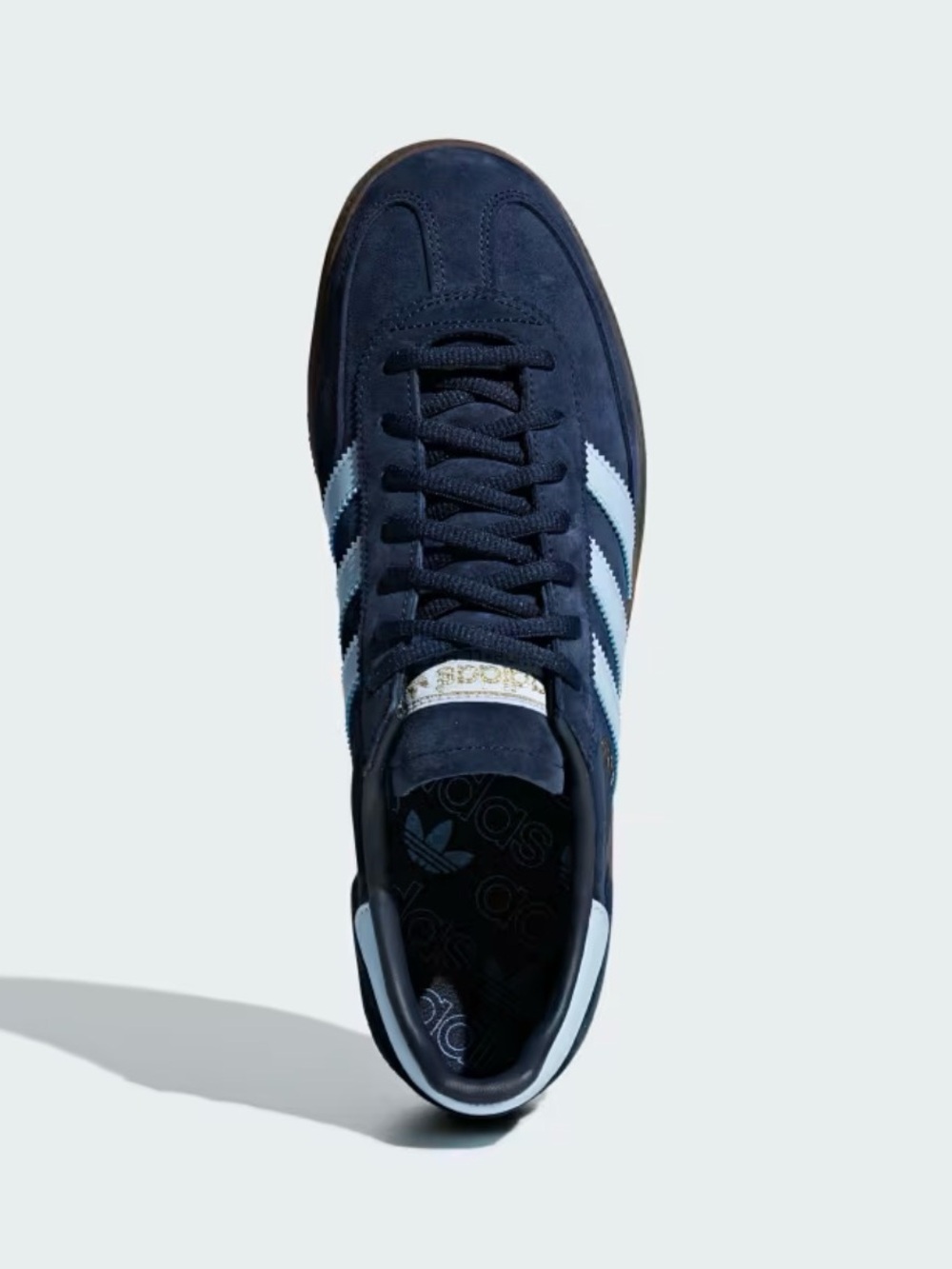 adidas Handball Spezial Shoes — Navy with Light Blue Womens 9.5 - Picture 3 of 13